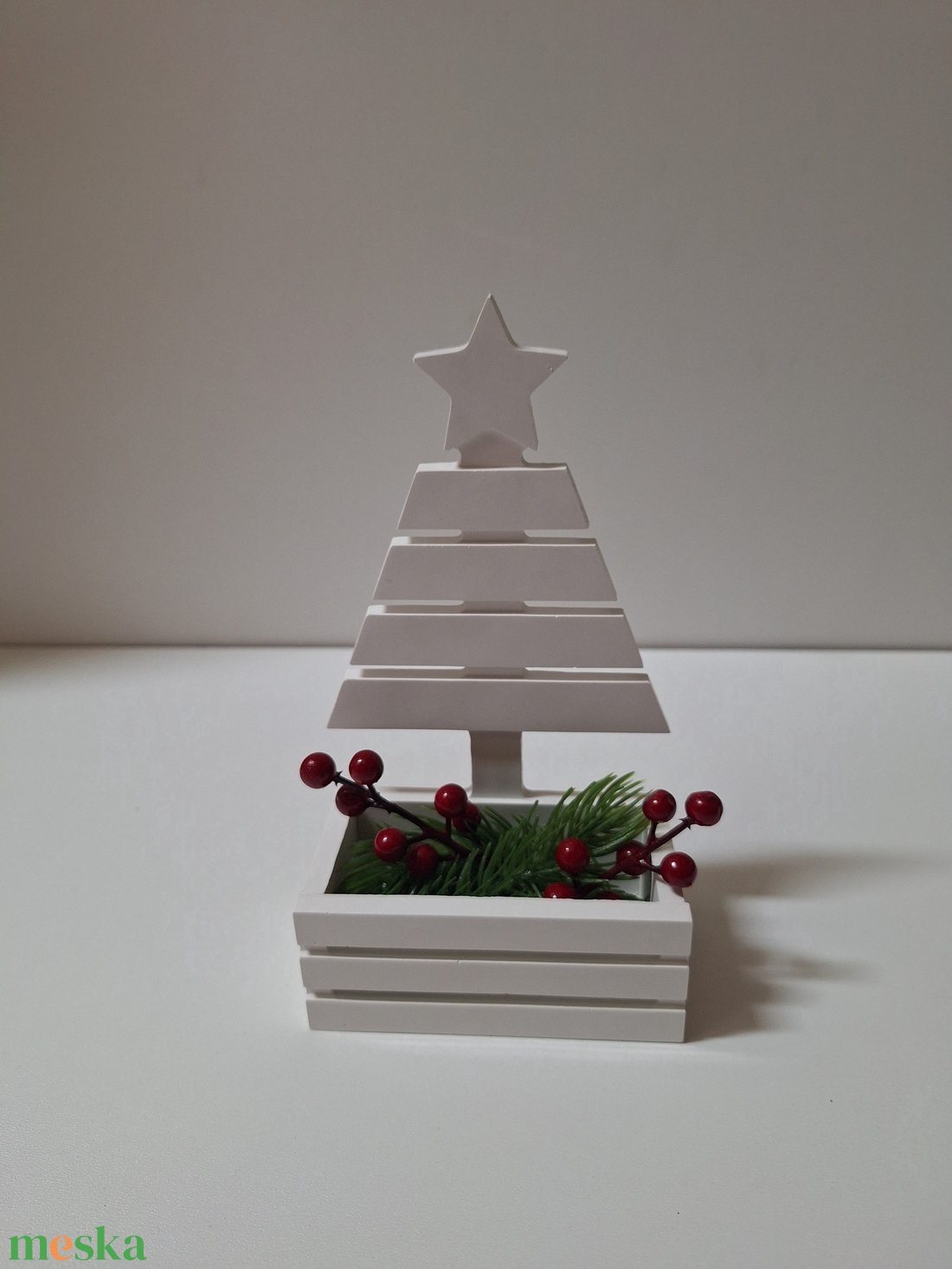 Karácsonyi asztaldekoráció - kerámia - karácsony - karácsonyi lakásdekoráció - ünnepi asztaldekoráció - Meska.hu