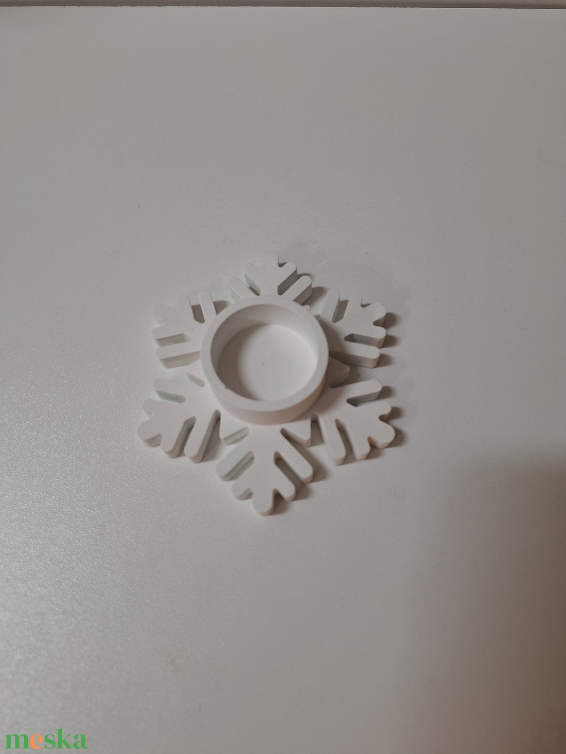 Karácsonyi asztaldekoráció - kerámia mécsestartó - karácsony - karácsonyi lakásdekoráció - ünnepi asztaldekoráció - Meska.hu