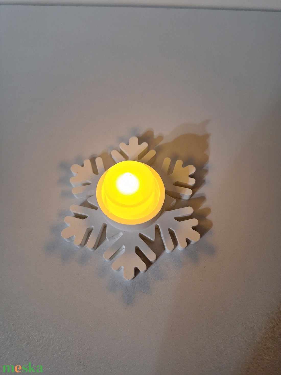 Karácsonyi asztaldekoráció - kerámia mécsestartó - karácsony - karácsonyi lakásdekoráció - ünnepi asztaldekoráció - Meska.hu