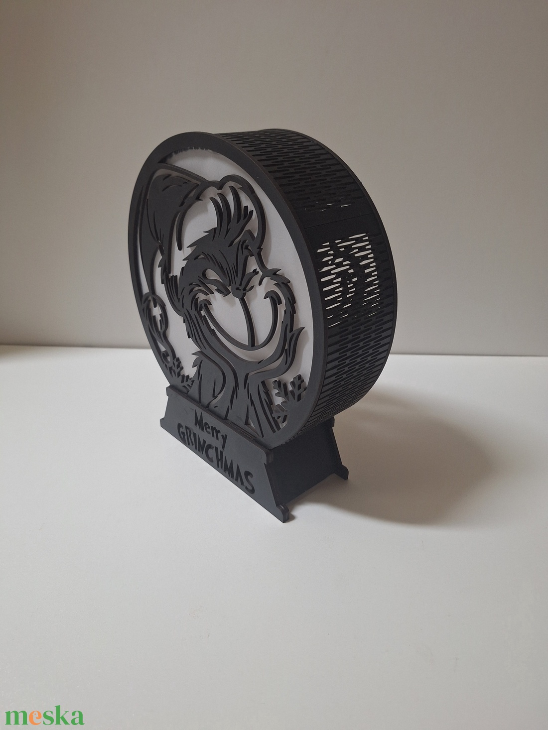 Karácsonyi világítás - Grincs - karácsony - karácsonyi lakásdekoráció - karácsonyi fénydekoráció - Meska.hu