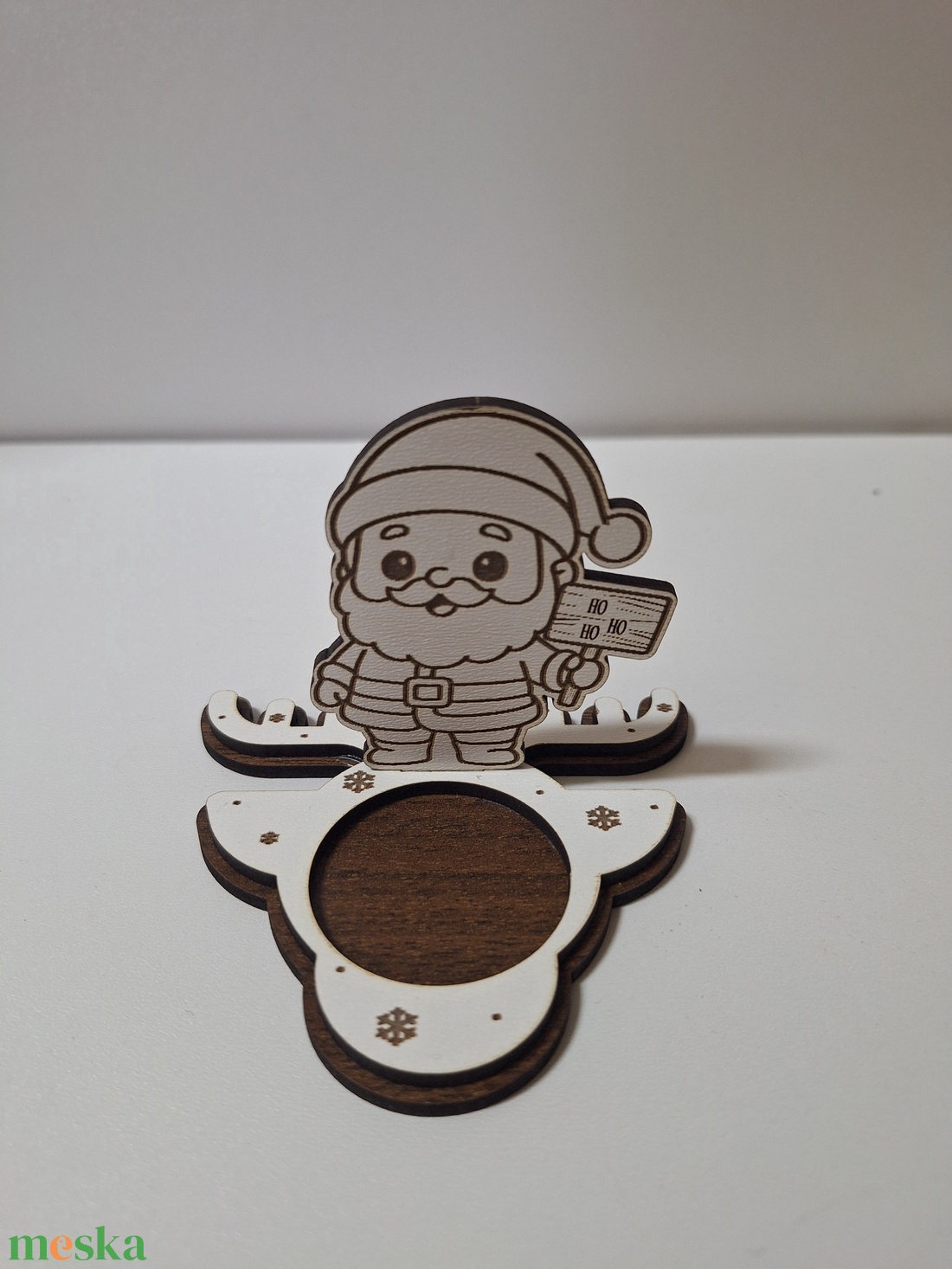 Karácsonyi asztaldekoráció - mécsestartó - karácsony - karácsonyi lakásdekoráció - ünnepi asztaldekoráció - Meska.hu