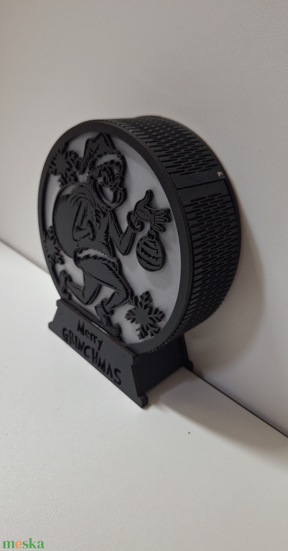 Karácsonyi világítás - Grincs - karácsony - karácsonyi lakásdekoráció - karácsonyi fénydekoráció - Meska.hu