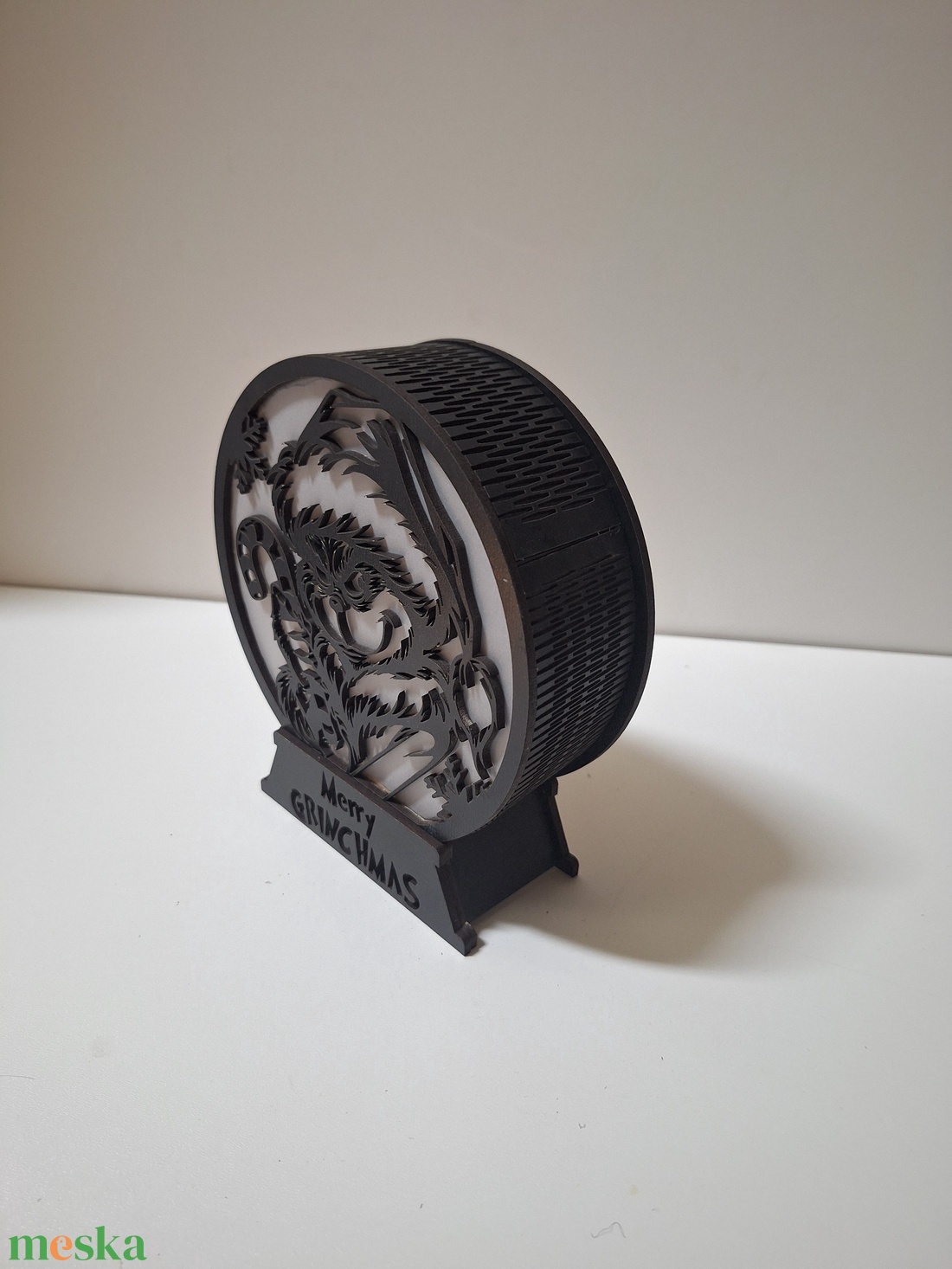 Karácsonyi világítás - Grincs - karácsony - karácsonyi lakásdekoráció - karácsonyi fénydekoráció - Meska.hu