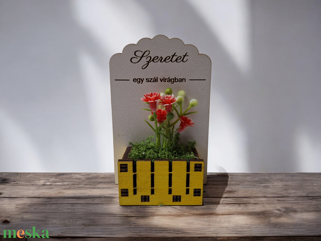 Asztaldísz/ hűtőmágnes / nőnapra / anyák napjára / pedagógus napra  - otthon & életmód - dekoráció - asztal és polc dekoráció - asztaldísz - Meska.hu