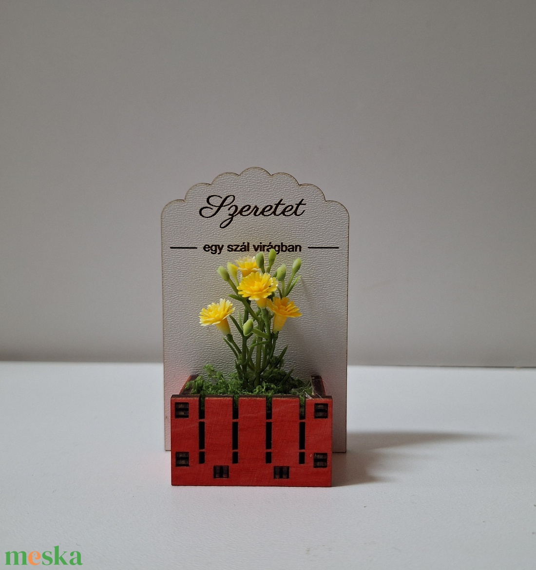 Asztaldísz/ hűtőmágnes / nőnapra / anyák napjára / pedagógus napra  - otthon & életmód - dekoráció - asztal és polc dekoráció - asztaldísz - Meska.hu