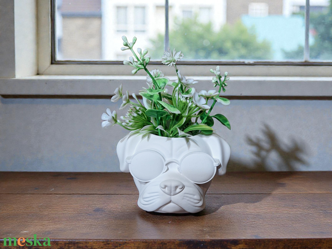 Kerámia kaspó  - otthon & életmód - virágdekoráció - virágdíszek - virágdísz kaspóban - Meska.hu