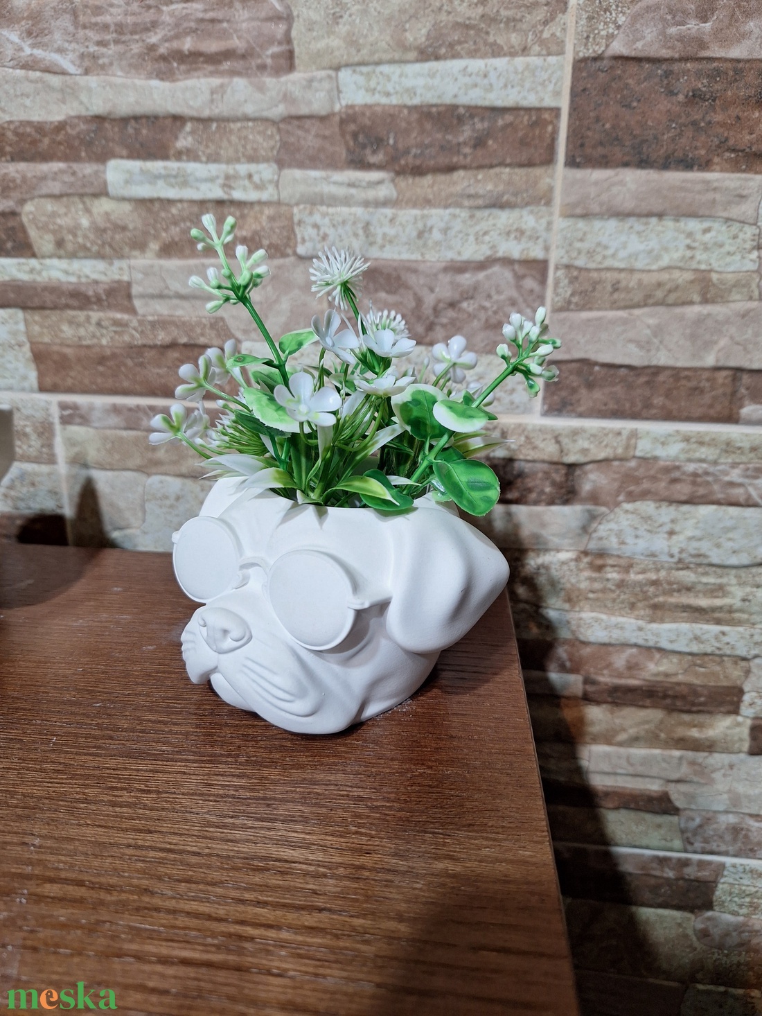 Kerámia kaspó  - otthon & életmód - virágdekoráció - virágdíszek - virágdísz kaspóban - Meska.hu