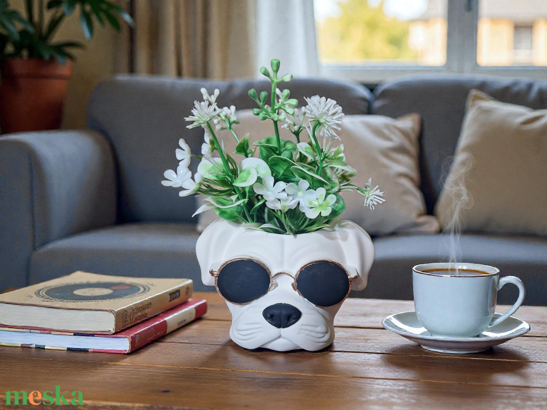 Kerámia kaspó  - otthon & életmód - virágdekoráció - virágdíszek - virágdísz kaspóban - Meska.hu