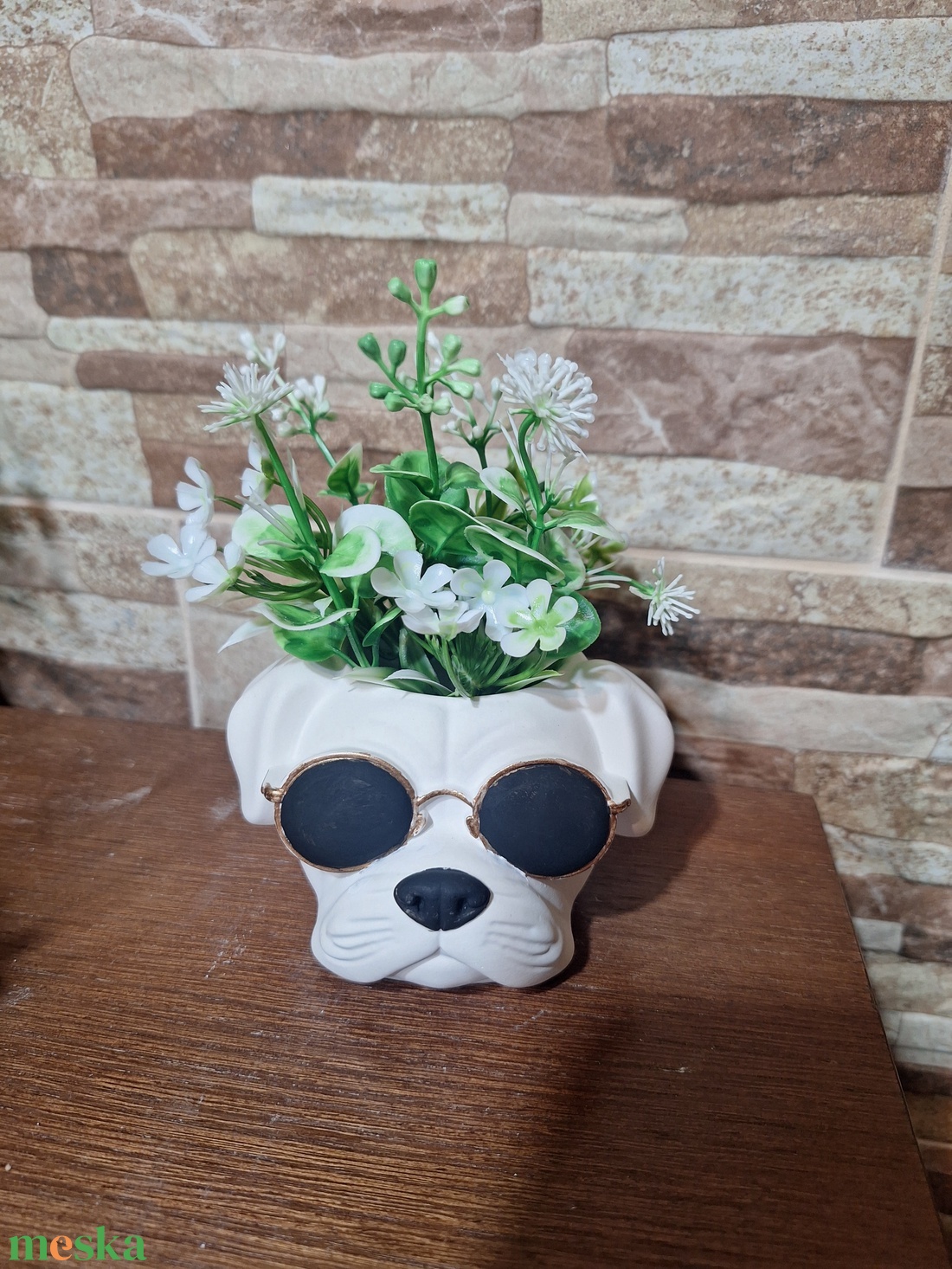 Kerámia kaspó  - otthon & életmód - virágdekoráció - virágdíszek - virágdísz kaspóban - Meska.hu