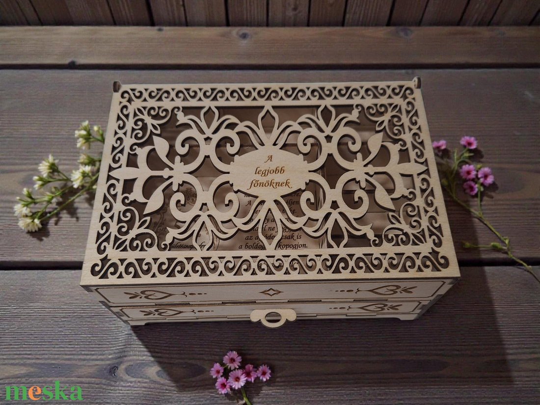 Ékszertartó doboz - otthon & életmód - dekoráció - asztal és polc dekoráció - díszdoboz - Meska.hu