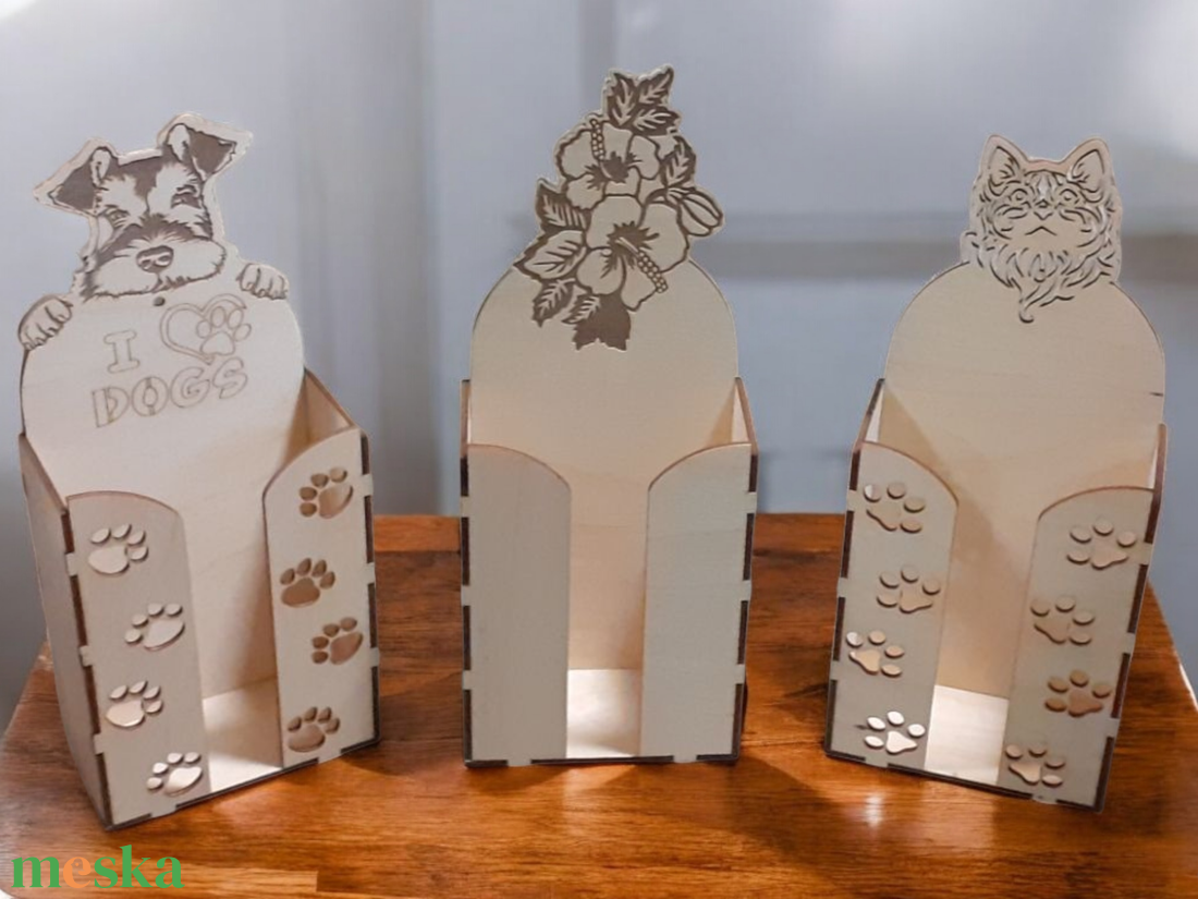 Papírzsebkendő tartó - otthon & életmód - dekoráció - fali és függő dekoráció - falra akasztható dekor - Meska.hu