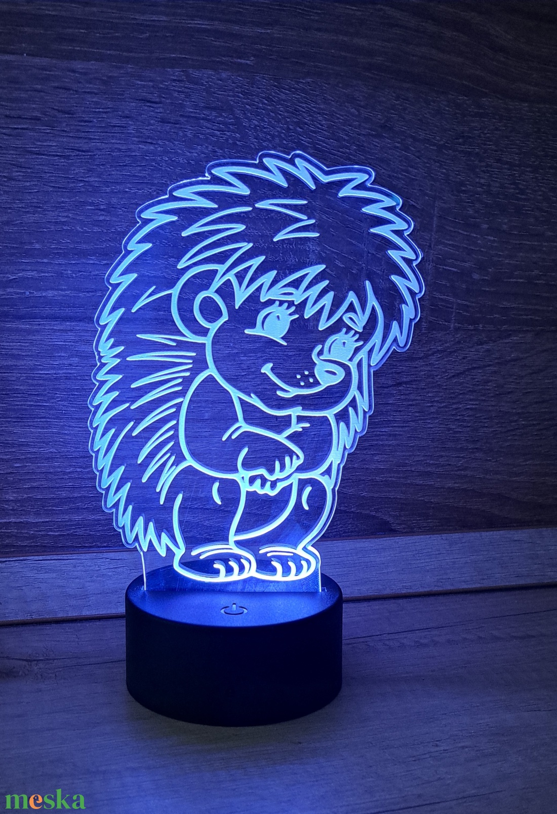 Led lámpa süni  - otthon & életmód - lámpa - hangulatlámpa - Meska.hu