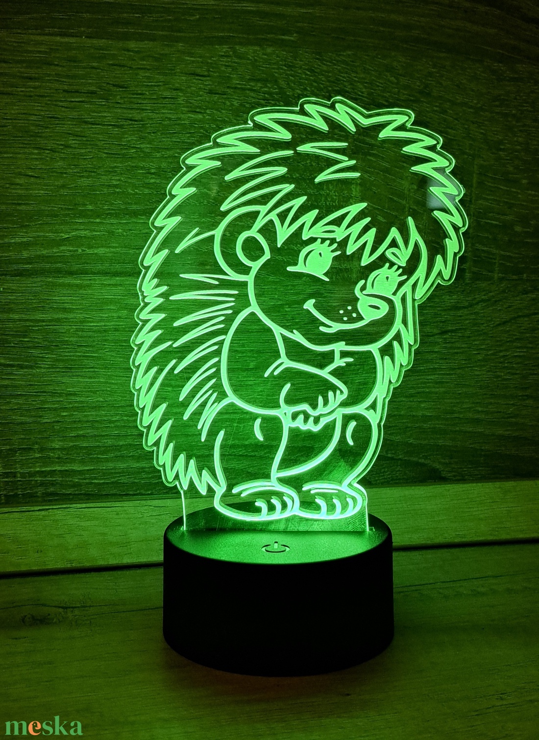 Led lámpa süni  - otthon & életmód - lámpa - hangulatlámpa - Meska.hu