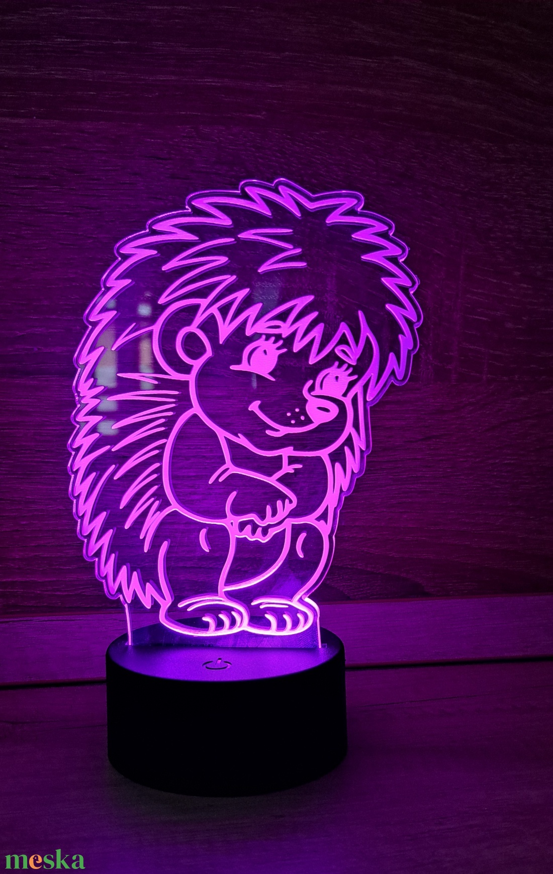 Led lámpa süni  - otthon & életmód - lámpa - hangulatlámpa - Meska.hu
