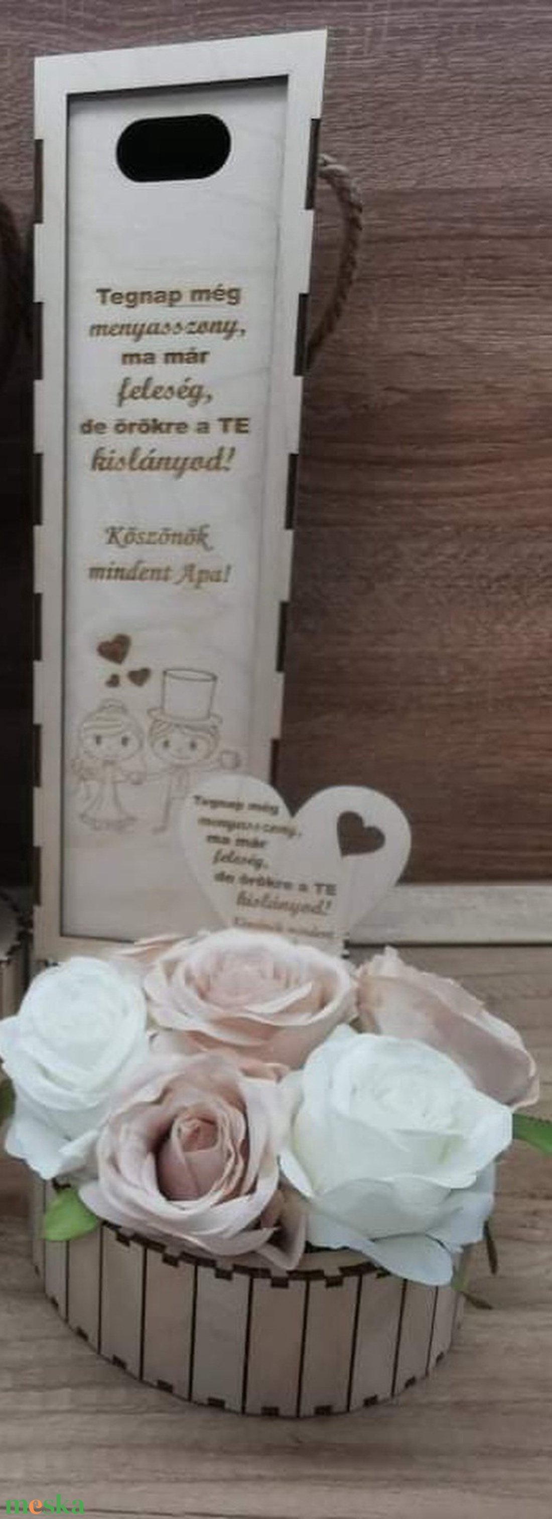 Esküvői köszönő ajándék szett szülőknek  - esküvő - emlék & ajándék - szülőköszöntő ajándék - Meska.hu