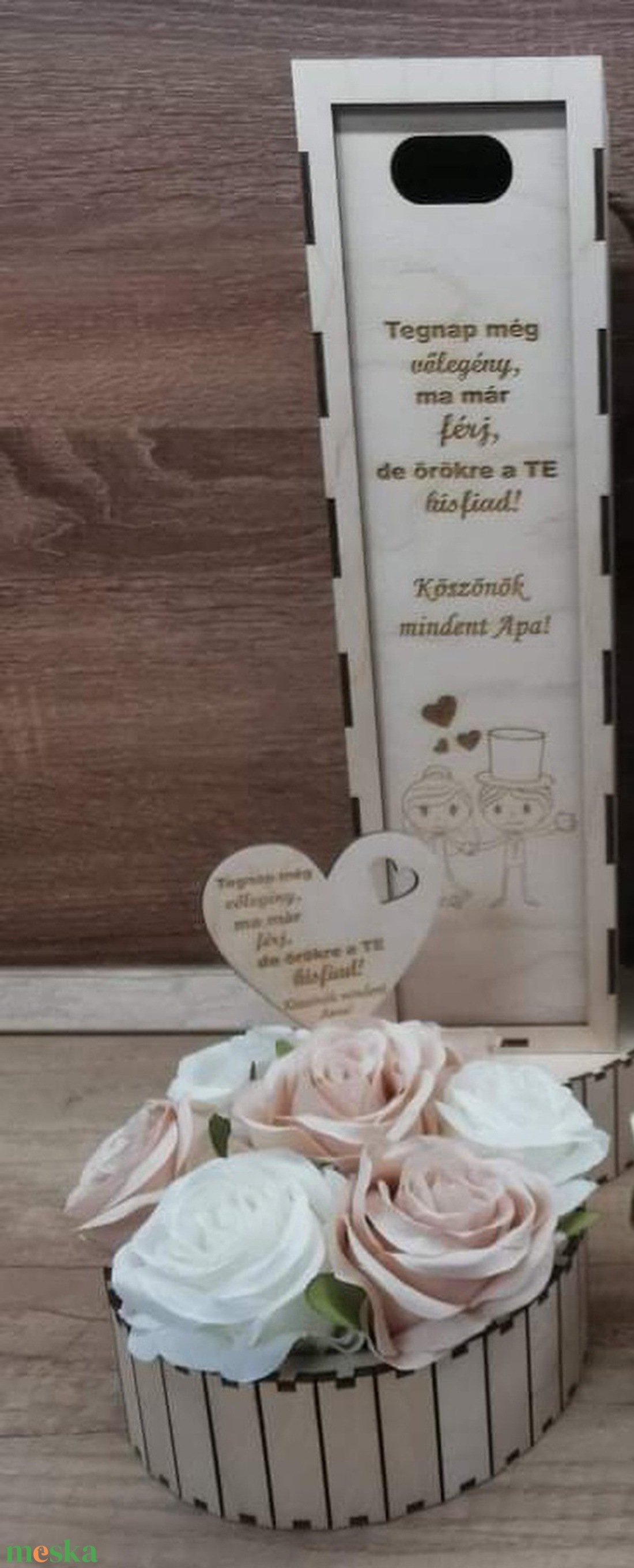Esküvői köszönő ajándék szett szülőknek  - esküvő - emlék & ajándék - szülőköszöntő ajándék - Meska.hu