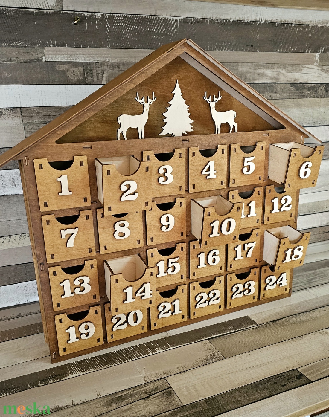 Adventi kalendárium  - karácsony - adventi díszek - adventi naptár - Meska.hu
