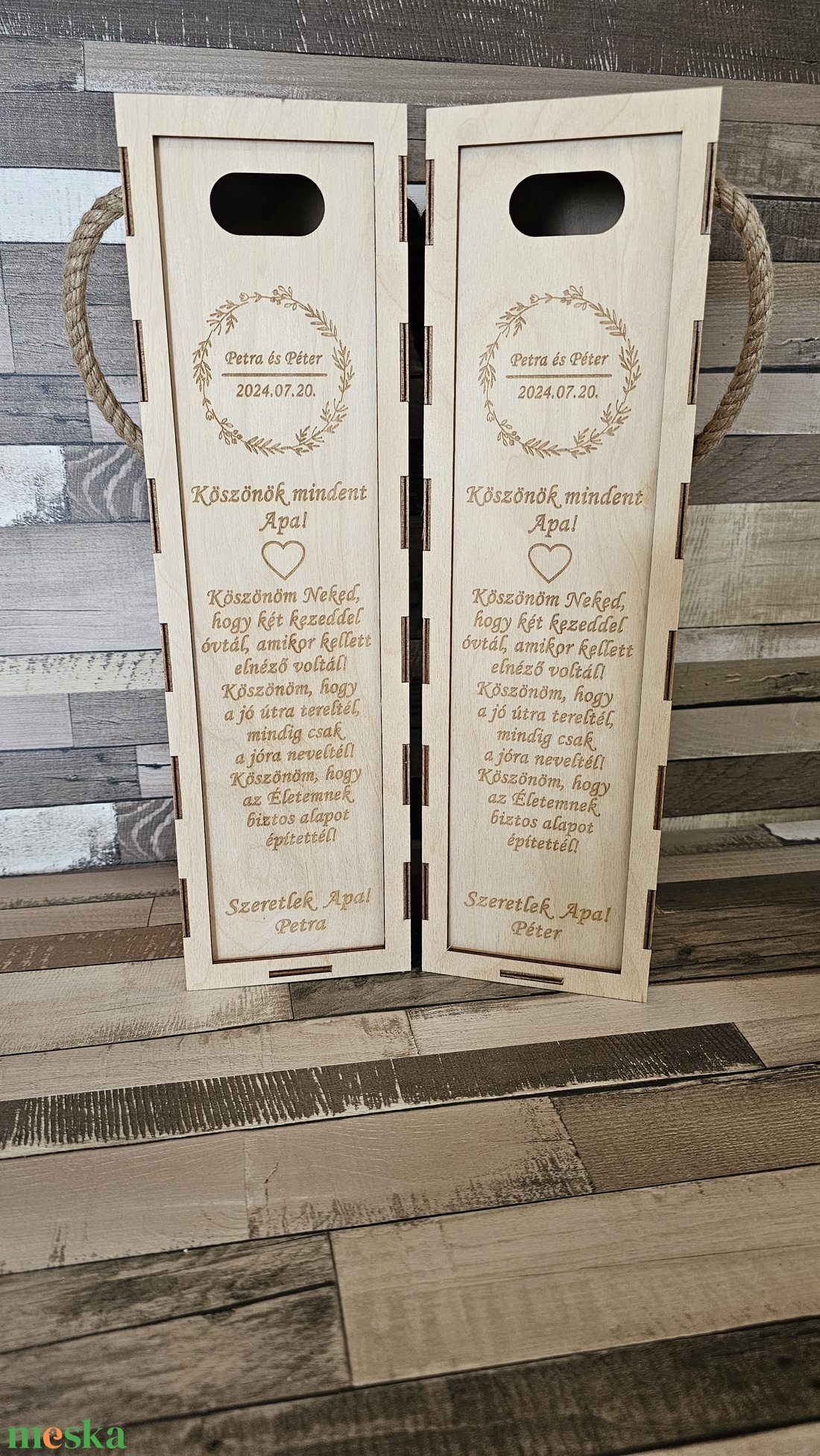 Esküvői köszönő ajándék szett szülőknek  - esküvő - emlék & ajándék - szülőköszöntő ajándék - Meska.hu