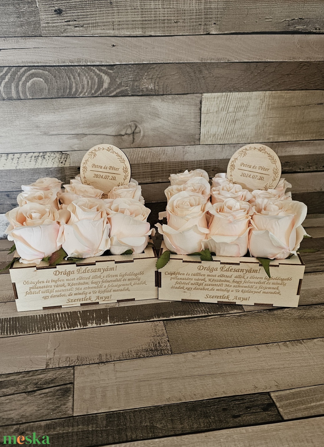 Esküvői köszönő ajándék szett szülőknek  - esküvő - emlék & ajándék - szülőköszöntő ajándék - Meska.hu