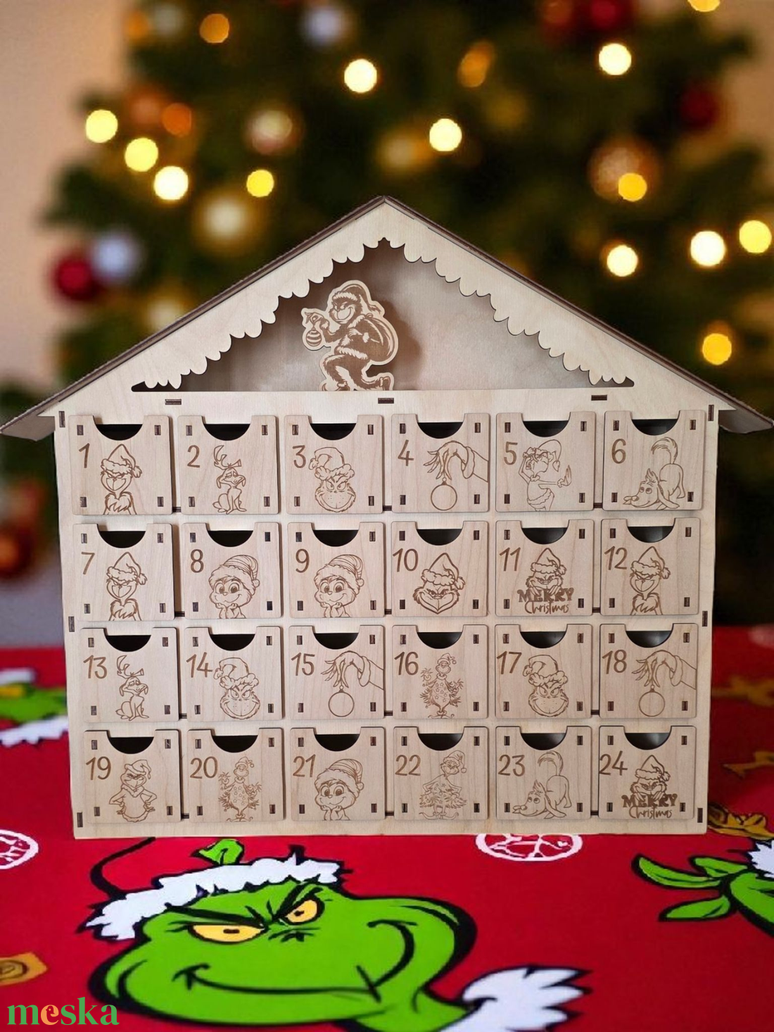 Grincs adventi kalendárium - karácsony - adventi díszek - adventi naptár - Meska.hu Grincs adventi kalendárium - karácsony - adventi díszek - adventi naptár - Meska.hu