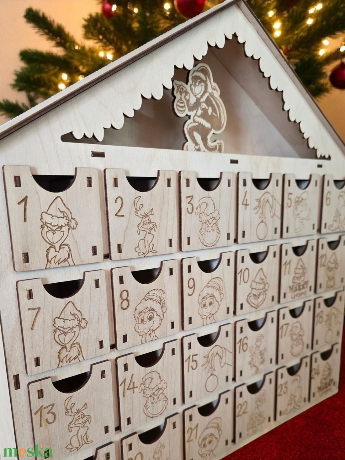 Grincs adventi kalendárium - karácsony - adventi díszek - adventi naptár - Meska.hu Grincs adventi kalendárium - karácsony - adventi díszek - adventi naptár - Meska.hu