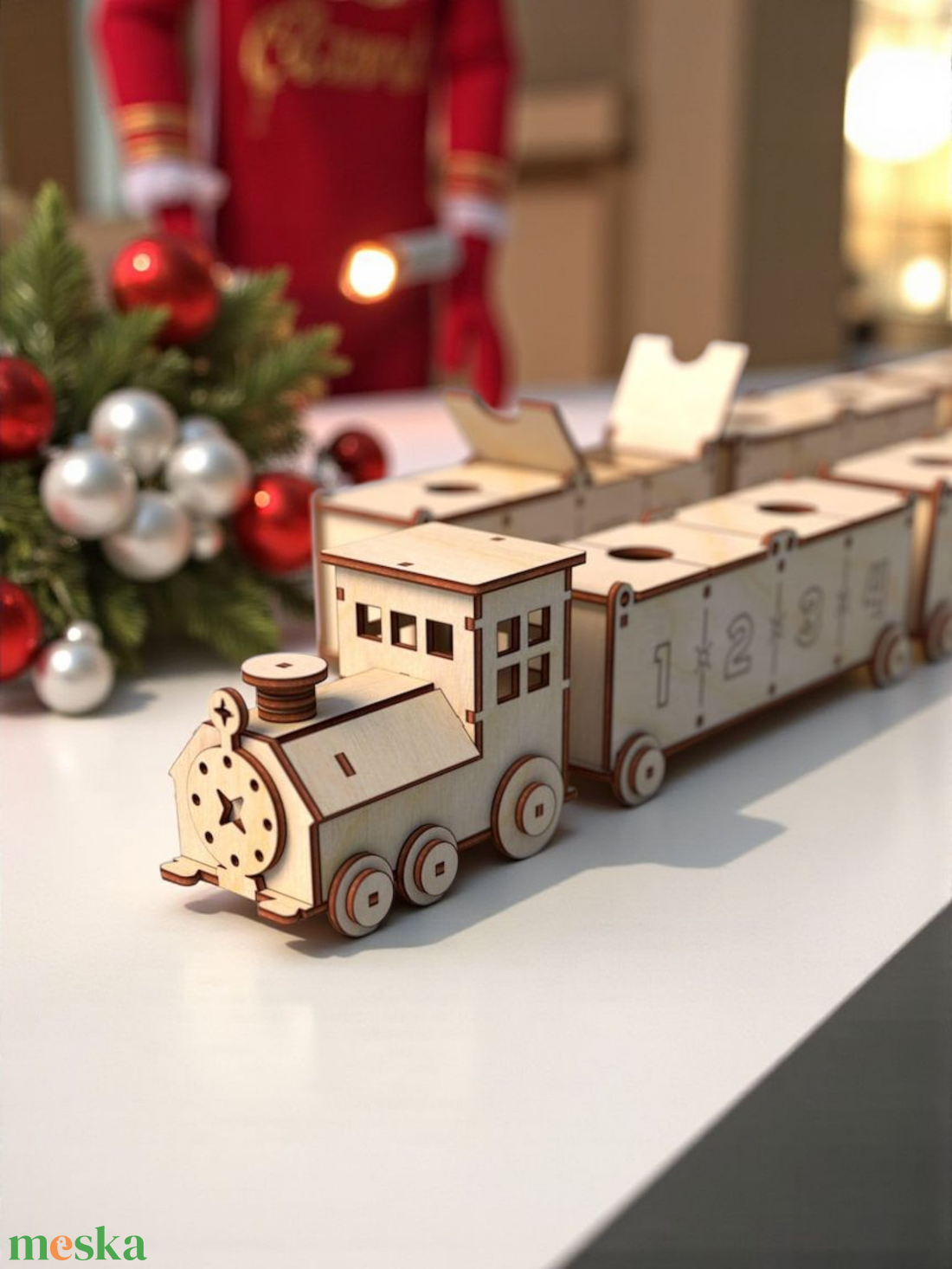 Adventi kalendárium vonat - karácsony - adventi díszek - adventi naptár - Meska.hu Adventi kalendárium vonat - karácsony - adventi díszek - adventi naptár - Meska.hu