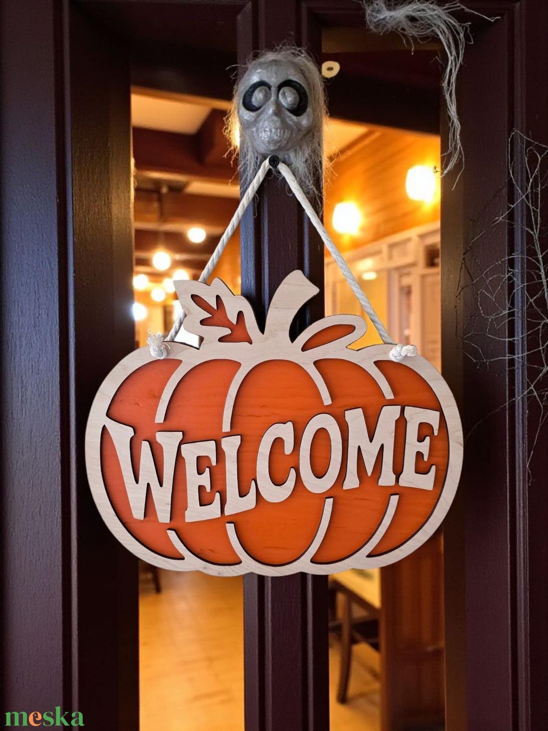 Őszi kopogtató - otthon & életmód - dekoráció - halloween - halloweeni ajtódíszek és ablakdíszek - Meska.hu