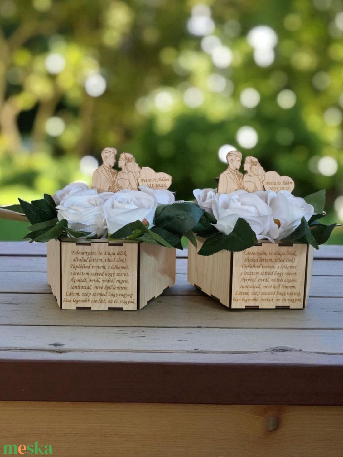 Esküvői köszönő ajándék szett szülőknek  - esküvő - emlék & ajándék - szülőköszöntő ajándék - Meska.hu
