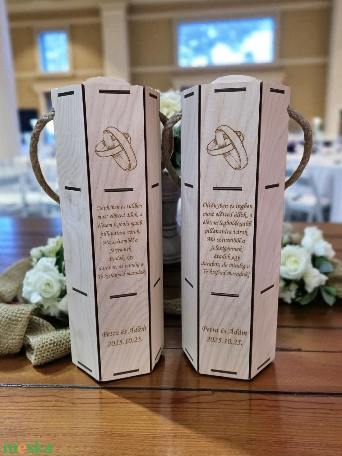 Esküvői köszönő ajándék szett szülőknek  - esküvő - emlék & ajándék - szülőköszöntő ajándék - Meska.hu