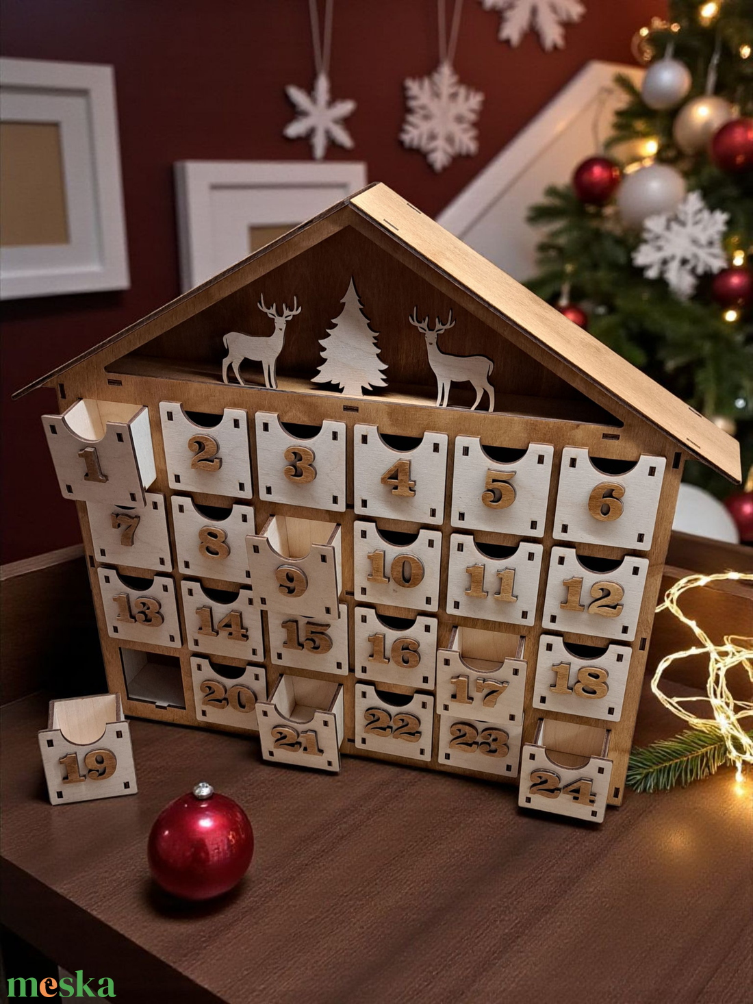 Adventi kalendárium  - karácsony - adventi díszek - adventi naptár - Meska.hu