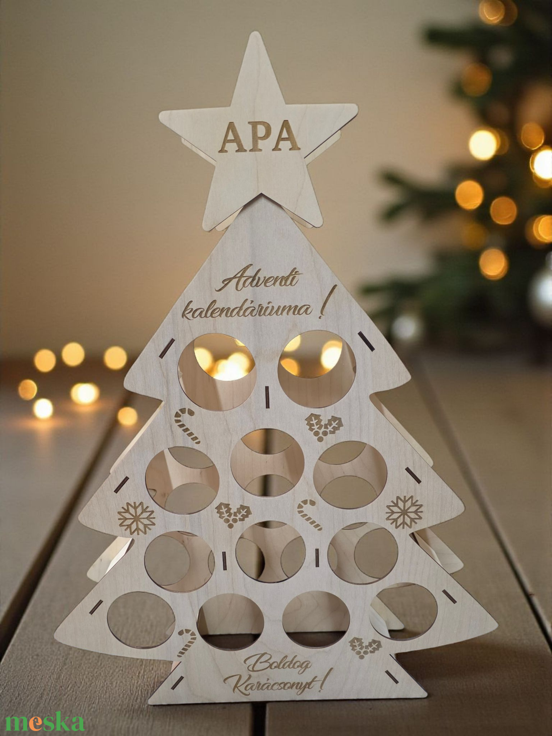 Sörtartó karácsonyfa - otthon & életmód - konyhafelszerelés, tálalás - italos kellékek - sörtartó - Meska.hu