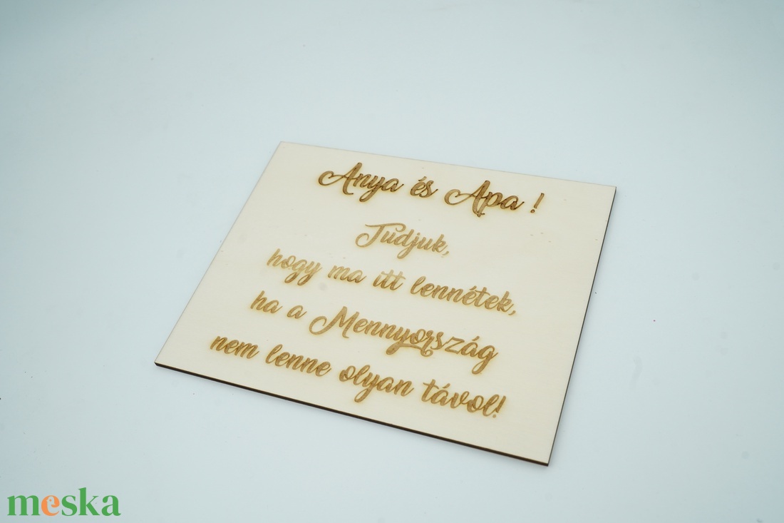 Megemlékező tábla fából, gravírozva - esküvő - dekoráció - tábla & jelzés - Meska.hu Megemlékező tábla fából, gravírozva - esküvő - dekoráció - tábla & jelzés - Meska.hu