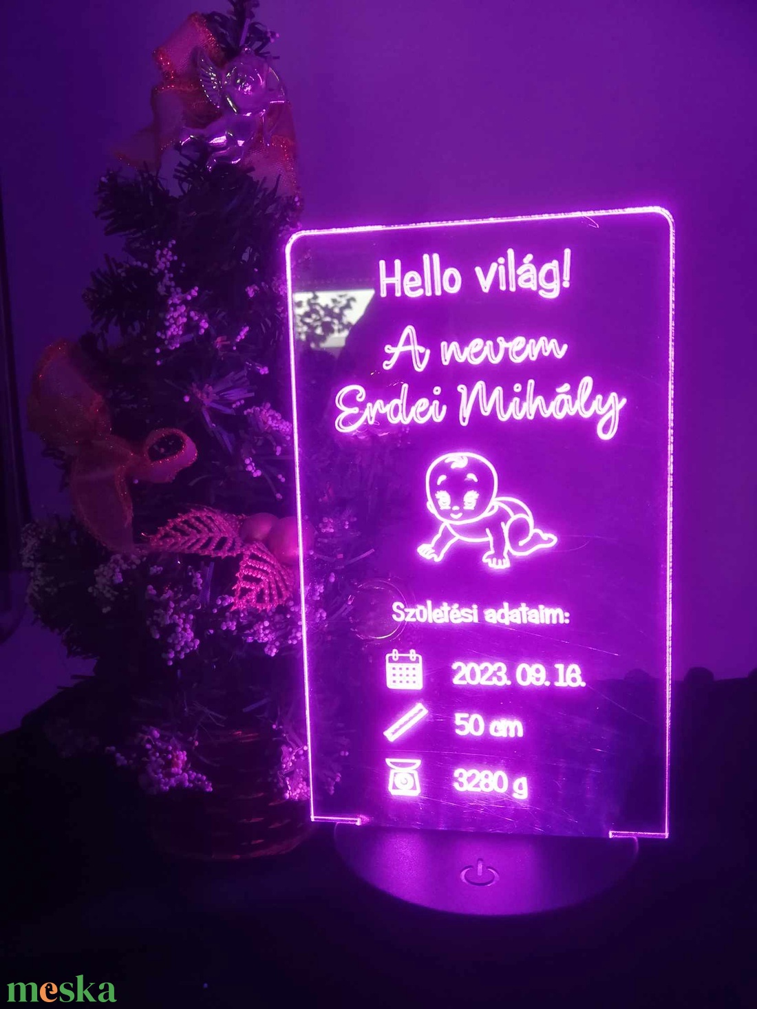Babaköszöntő 3 D-s LED lámpa, 7 színű - otthon & életmód - babaszoba, gyerekszoba - babaszoba dekoráció - Meska.hu Babaköszöntő 3 D-s LED lámpa, 7 színű - otthon & életmód - babaszoba, gyerekszoba - babaszoba dekoráció - Meska.hu