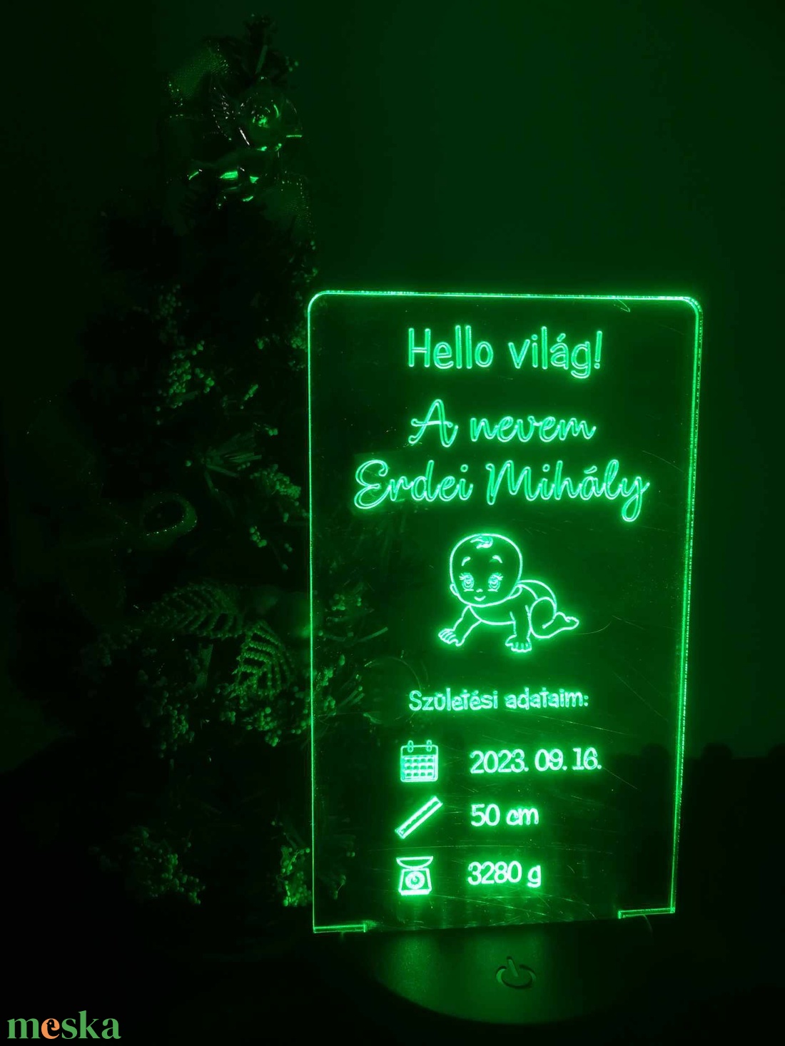 Babaköszöntő 3 D-s LED lámpa, 7 színű - otthon & életmód - babaszoba, gyerekszoba - babaszoba dekoráció - Meska.hu Babaköszöntő 3 D-s LED lámpa, 7 színű - otthon & életmód - babaszoba, gyerekszoba - babaszoba dekoráció - Meska.hu