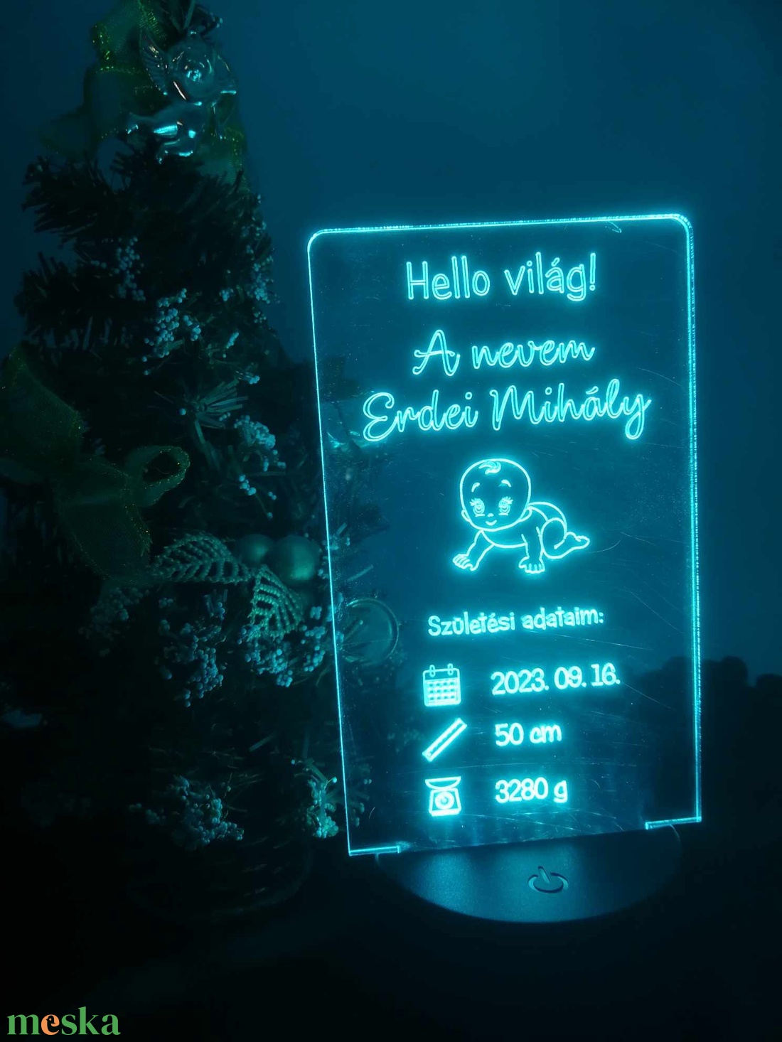 Babaköszöntő 3 D-s LED lámpa, 7 színű - otthon & életmód - babaszoba, gyerekszoba - babaszoba dekoráció - Meska.hu Babaköszöntő 3 D-s LED lámpa, 7 színű - otthon & életmód - babaszoba, gyerekszoba - babaszoba dekoráció - Meska.hu