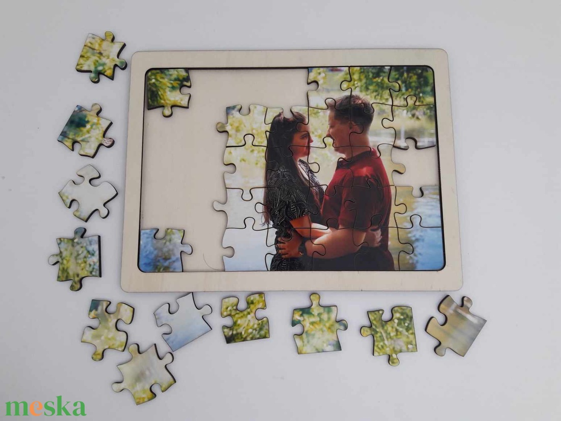 Fényképes fa puzzle, fa keretes hátlappal Valentin napra is - játék & sport - puzzle - forma puzzle - Meska.hu Fényképes fa puzzle, fa keretes hátlappal Valentin napra is - játék & sport - puzzle - forma puzzle - Meska.hu