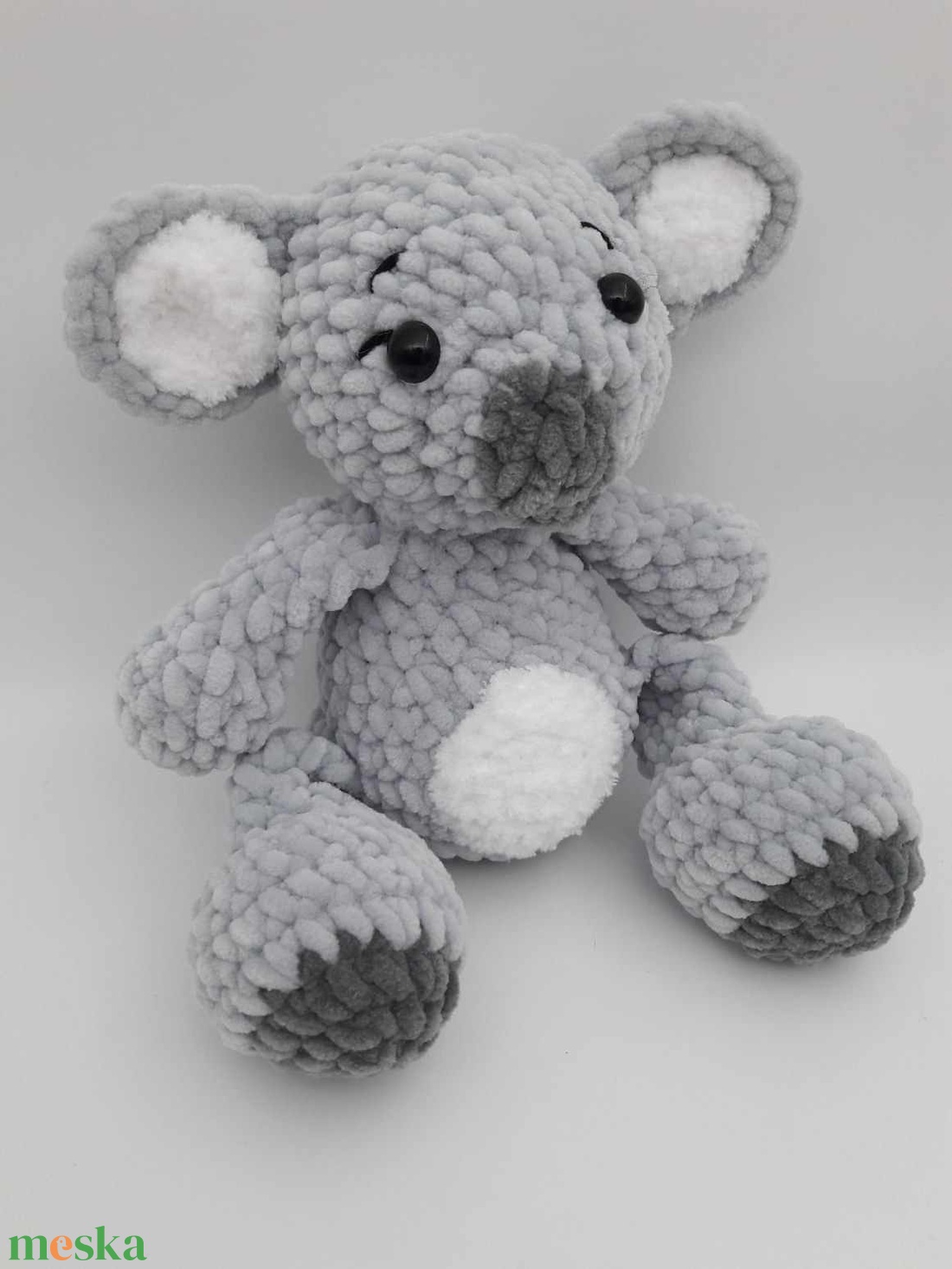 Horgolt pihe-puha plüss koala maci - játék & sport - plüssállat & játékfigura - maci - Meska.hu