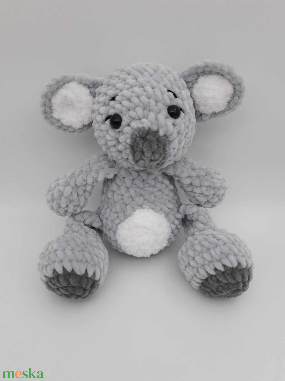 Horgolt pihe-puha plüss koala maci - játék & sport - plüssállat & játékfigura - maci - Meska.hu