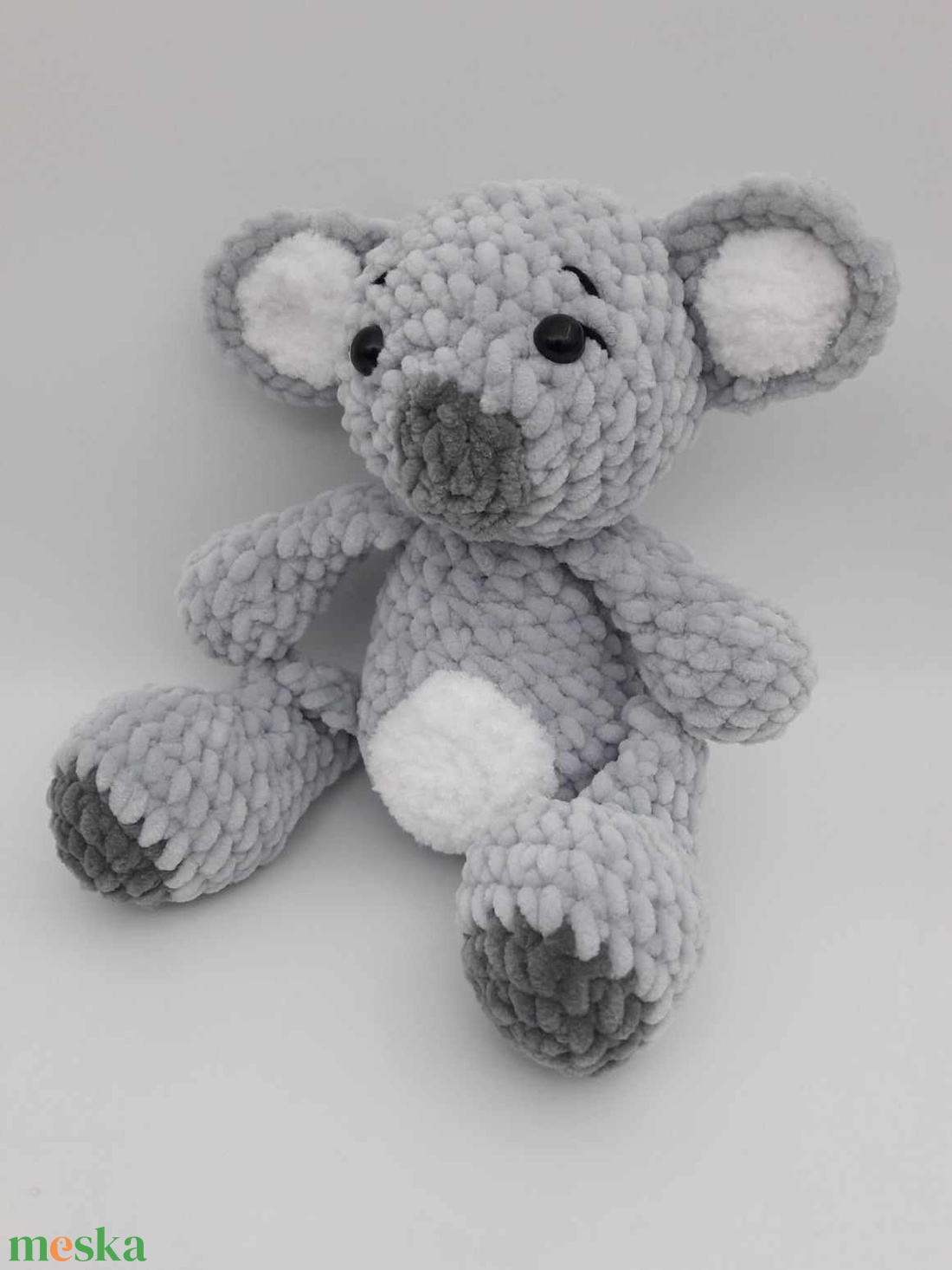 Horgolt pihe-puha plüss koala maci - játék & sport - plüssállat & játékfigura - maci - Meska.hu