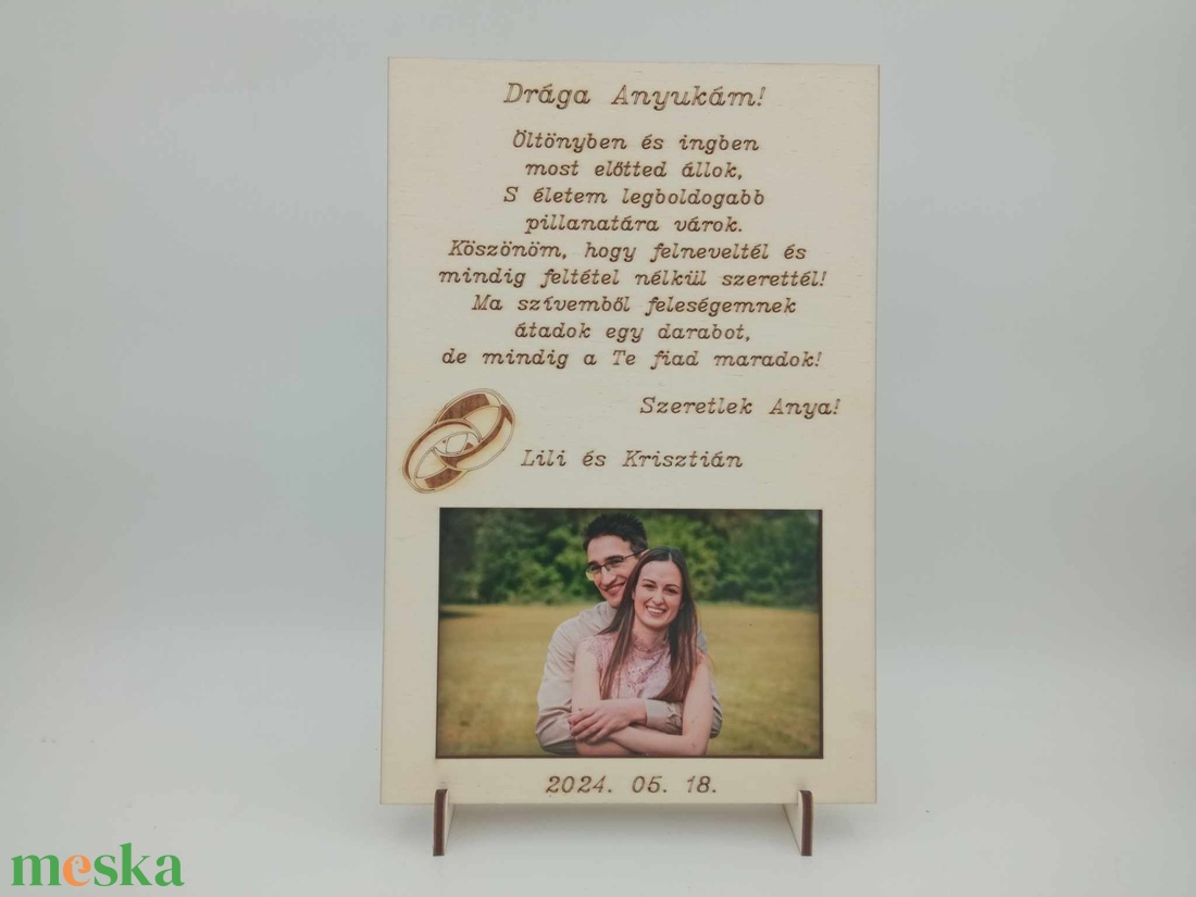 Fényképes szülőköszöntő képkeret egyedileg gravírozva - esküvő - emlék & ajándék - köszönőajándék - Meska.hu Fényképes szülőköszöntő képkeret egyedileg gravírozva - esküvő - emlék & ajándék - köszönőajándék - Meska.hu