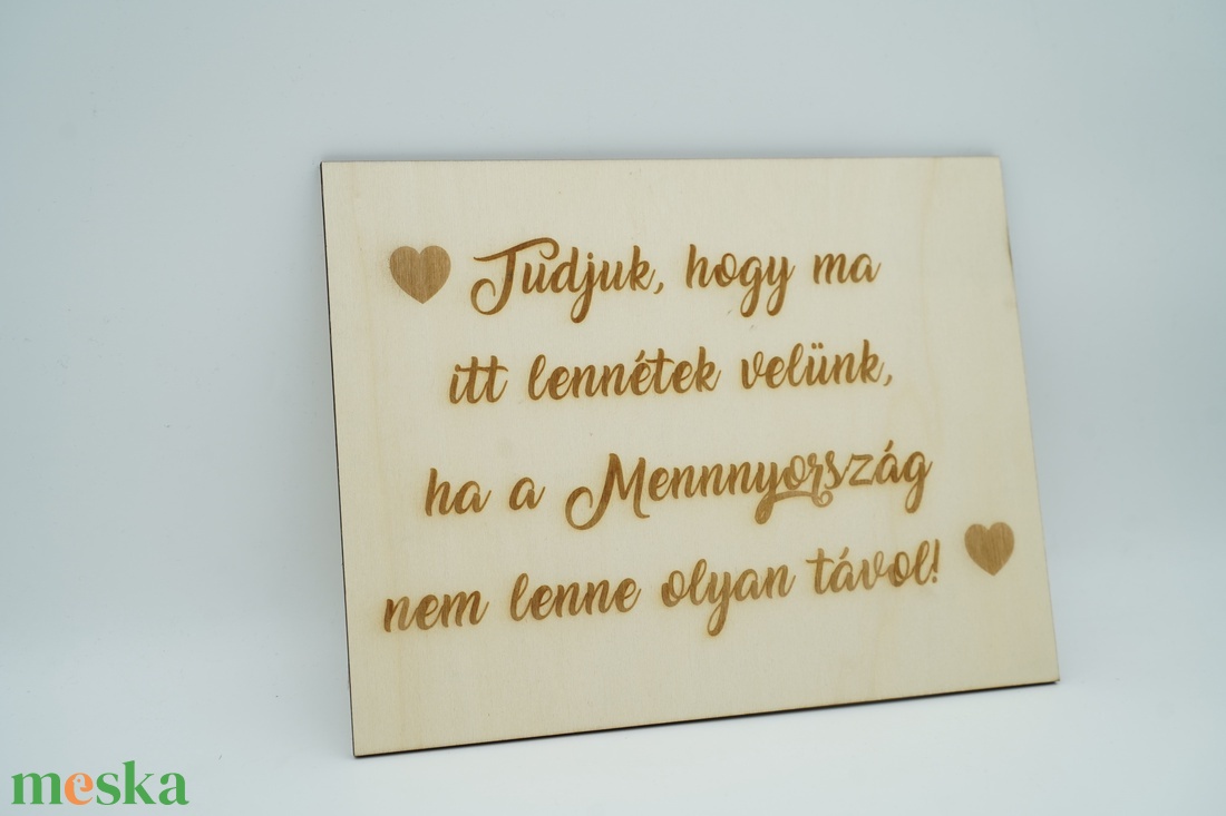 Megemlékező tábla fából, gravírozva - esküvő - dekoráció - tábla & jelzés - Meska.hu Megemlékező tábla fából, gravírozva - esküvő - dekoráció - tábla & jelzés - Meska.hu