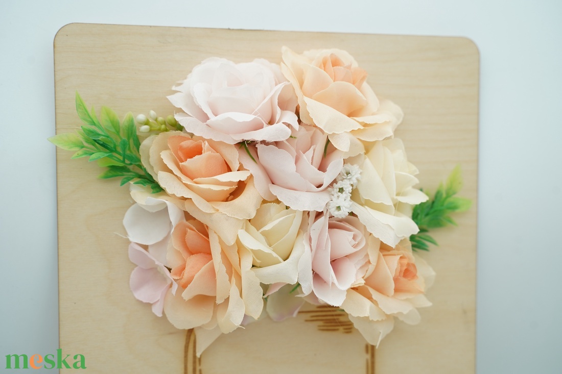 3D-s, virágos kép, egyedileg gravírozva, édesanyáknak, nagymamáknak, akár szülőköszöntőként is - esküvő - emlék & ajándék - szülőköszöntő ajándék - Meska.hu