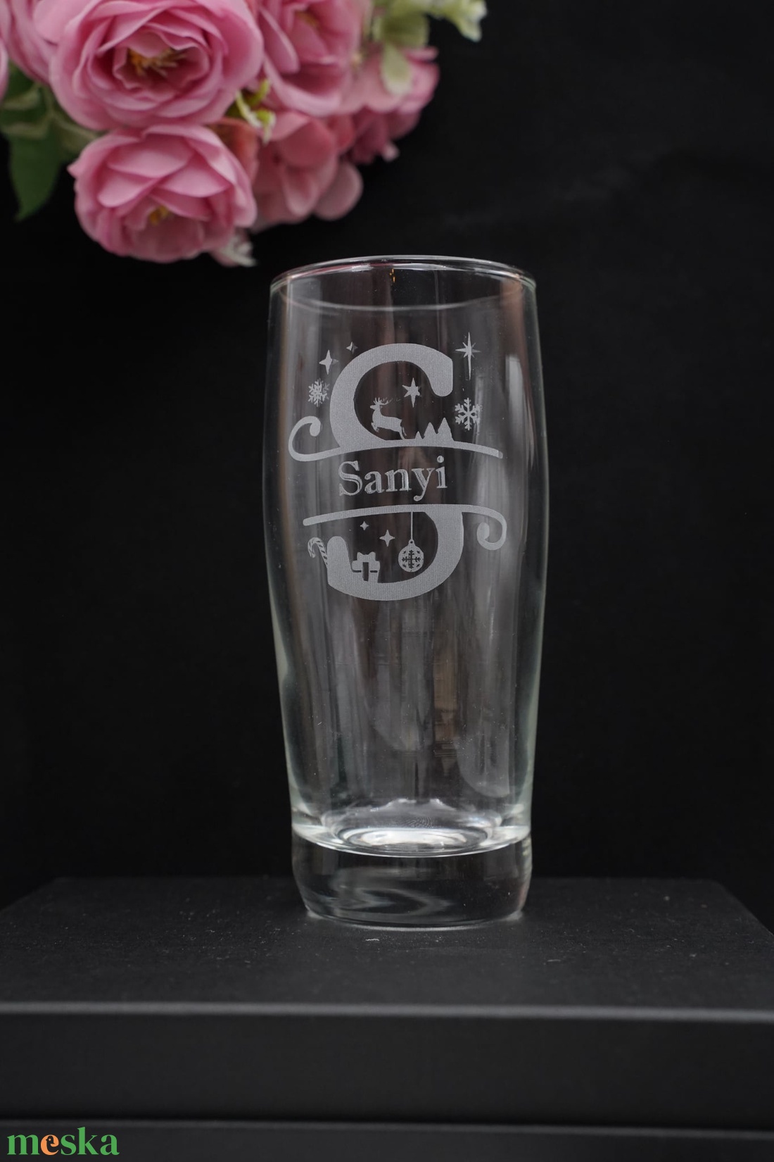 Egyedi gravírozott pohár  - otthon & életmód - konyhafelszerelés, tálalás - tálalás - pohár - Meska.hu