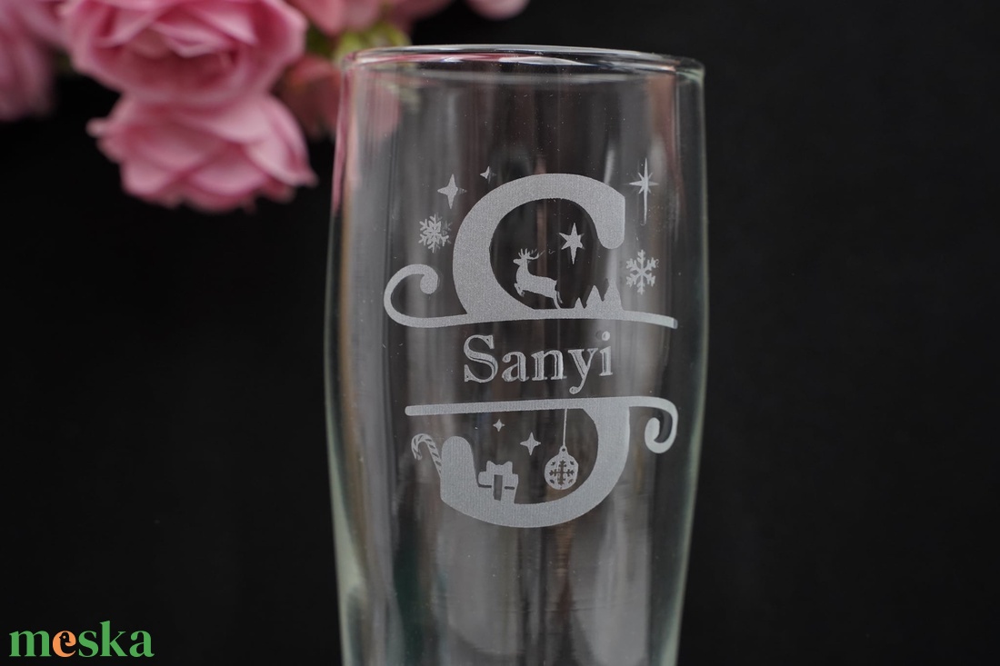 Egyedi gravírozott pohár  - otthon & életmód - konyhafelszerelés, tálalás - tálalás - pohár - Meska.hu