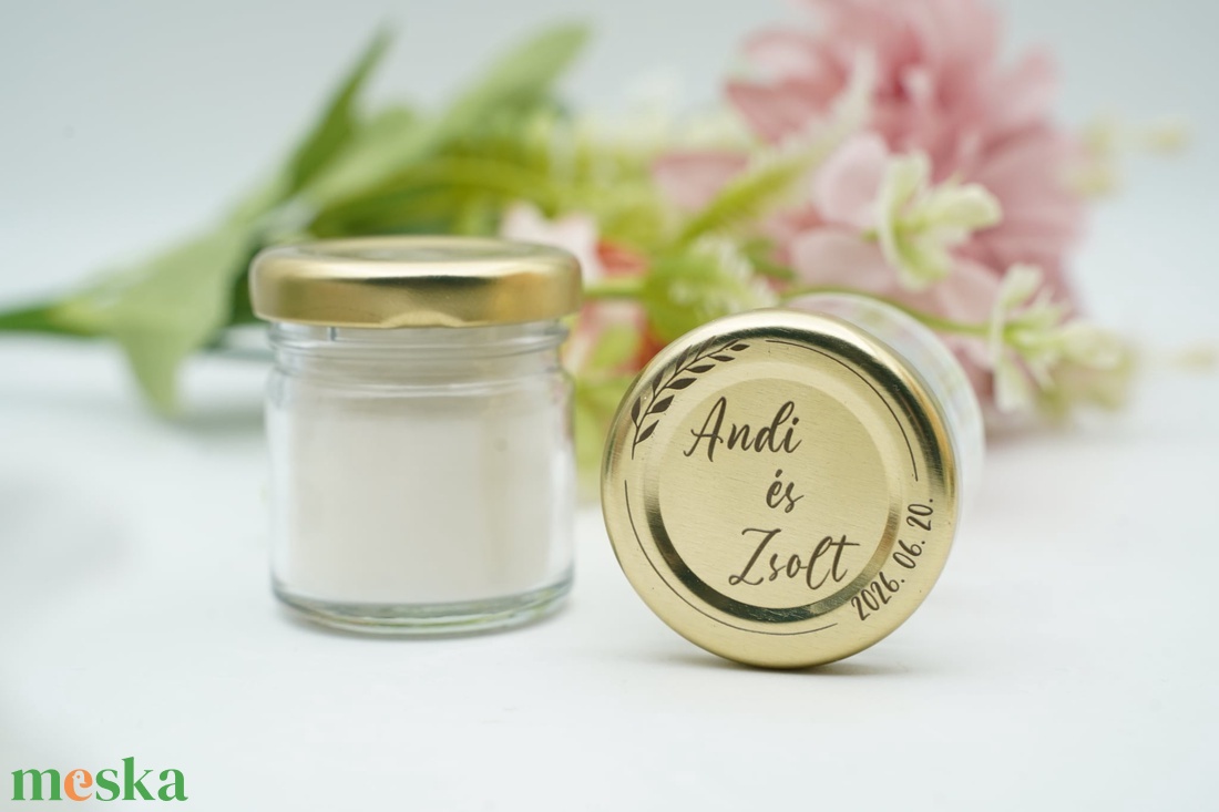 Gravírozott kis üveg + tető - kellékek & szerszámok - díszíthető tárgyak - üveg - Meska.hu