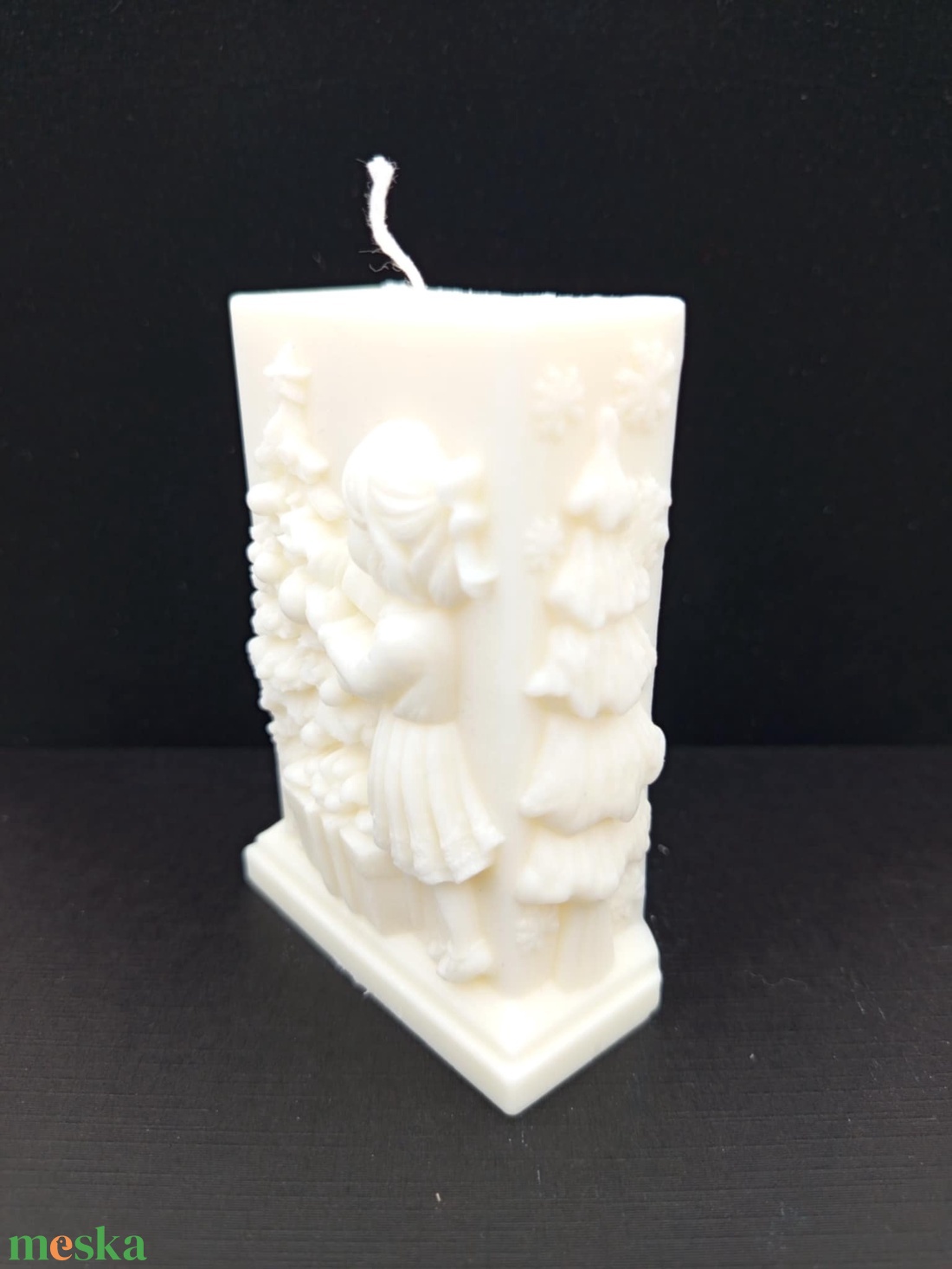 Gyertya 1. - karácsony - karácsonyi lakásdekoráció - karácsonyi illatgyertya, mécses - Meska.hu