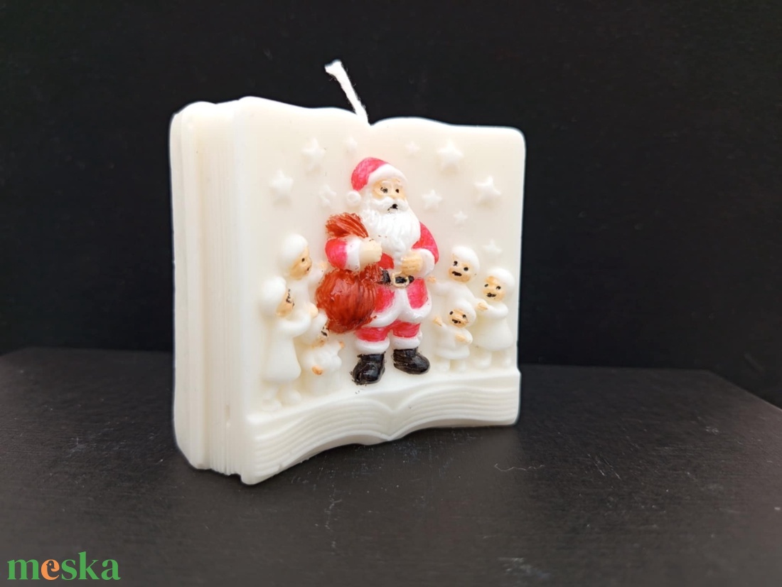 Gyertya 10. - karácsony - karácsonyi lakásdekoráció - karácsonyi illatgyertya, mécses - Meska.hu