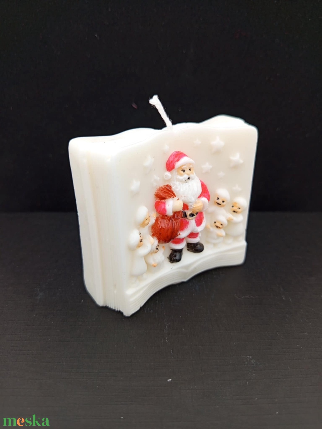 Gyertya 10. - karácsony - karácsonyi lakásdekoráció - karácsonyi illatgyertya, mécses - Meska.hu