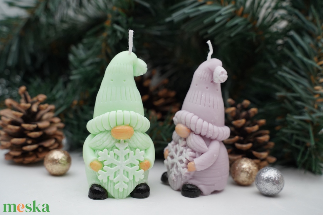 Manós illatgyertya - karácsony - karácsonyi lakásdekoráció - karácsonyi illatgyertya, mécses - Meska.hu