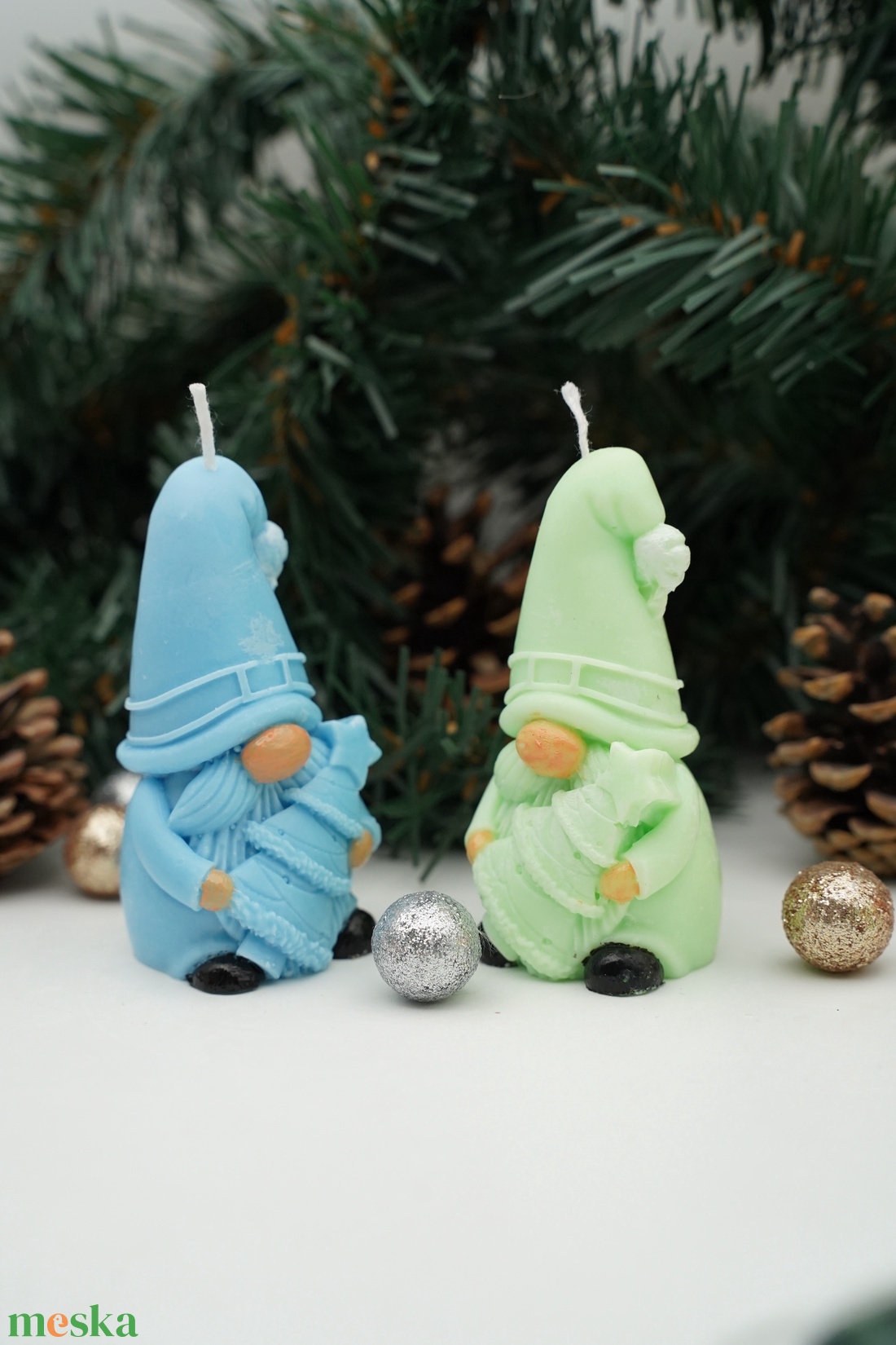 Manós illatgyertya - karácsony - karácsonyi lakásdekoráció - karácsonyi illatgyertya, mécses - Meska.hu